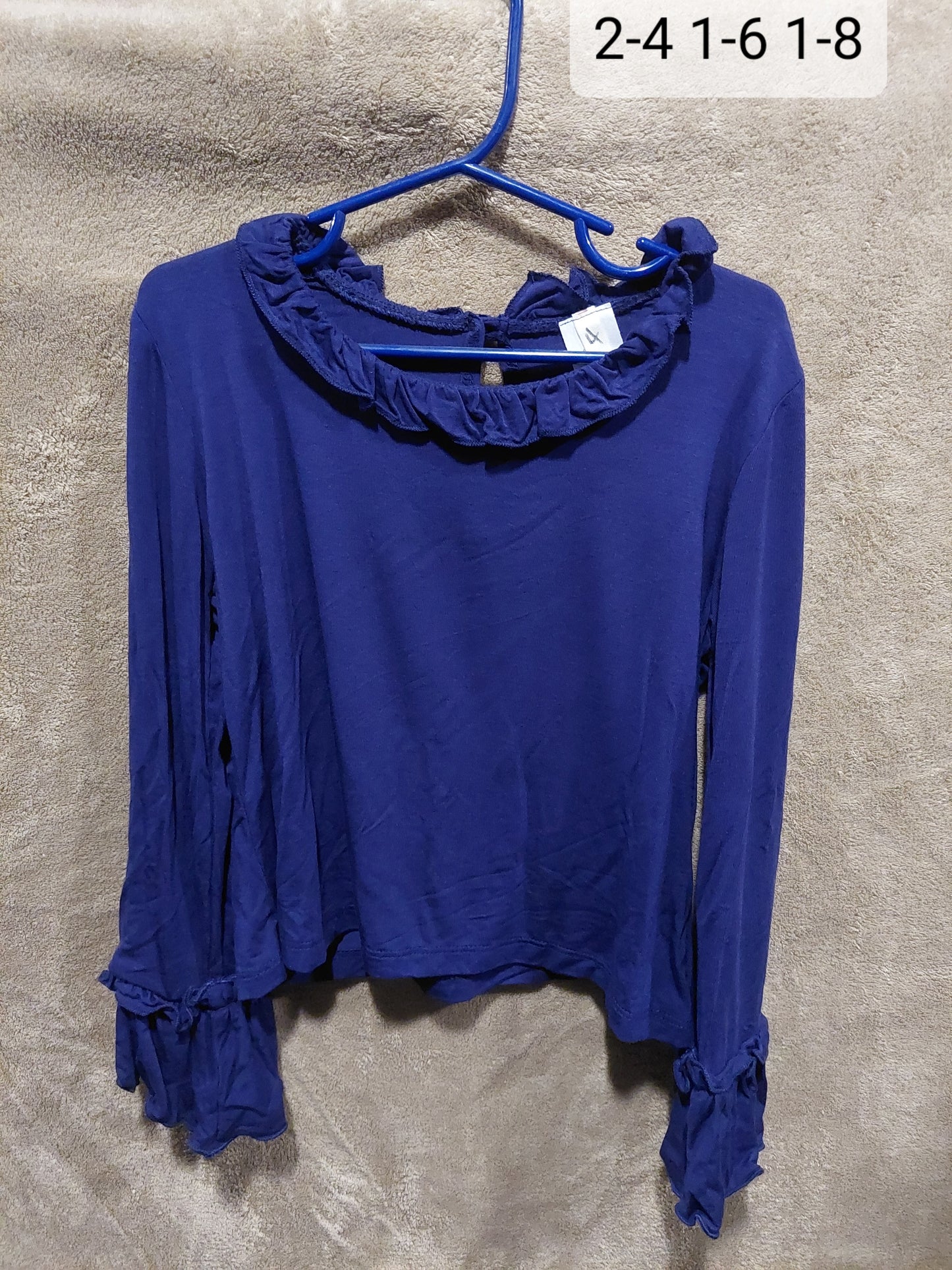 Green or Navy Top