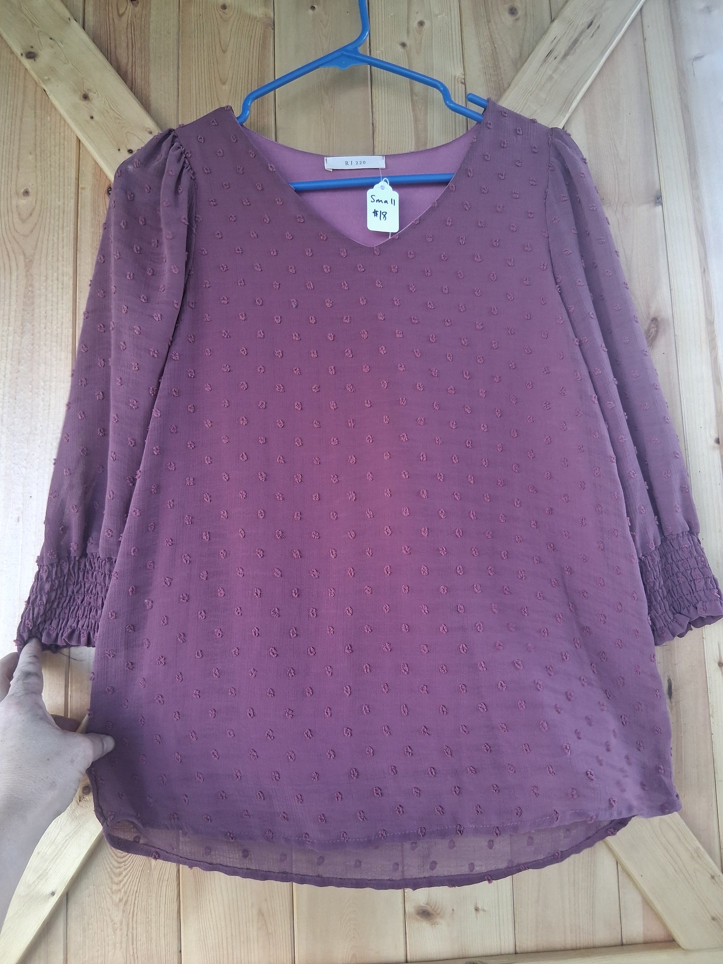 Mauve Dot Shirt