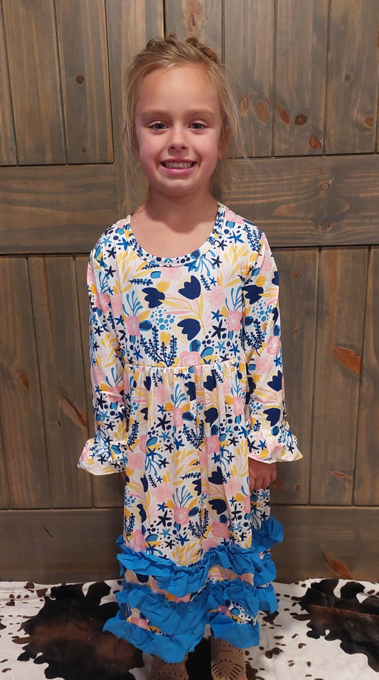 Blue and Yellow dress