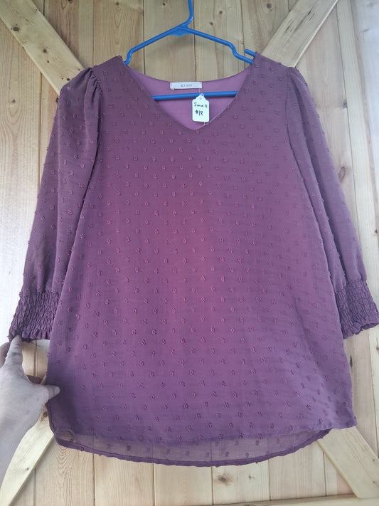 Mauve Dot Shirt