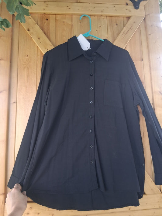 Black Button Down Shirt