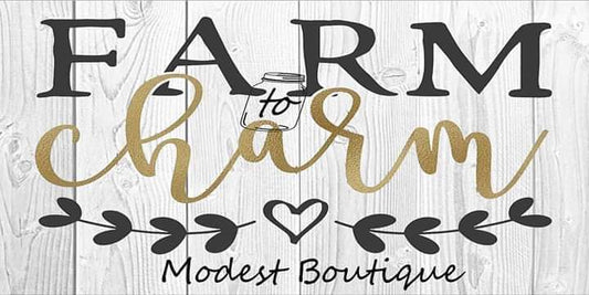 Farm to Charm Modest Boutique Gift Card