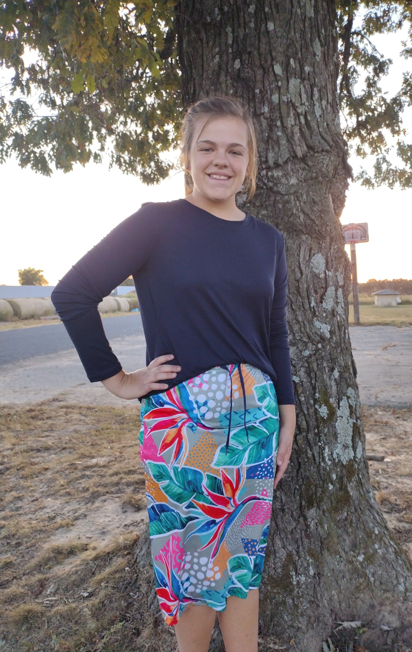 Tropical Floral MOD Sport Skirt