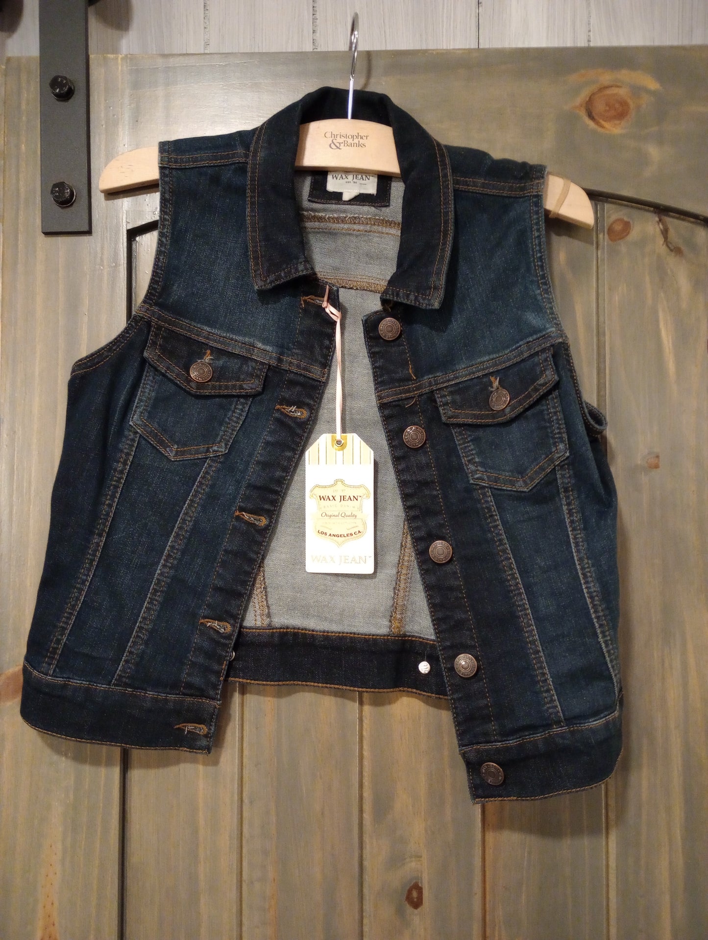 Denim vest