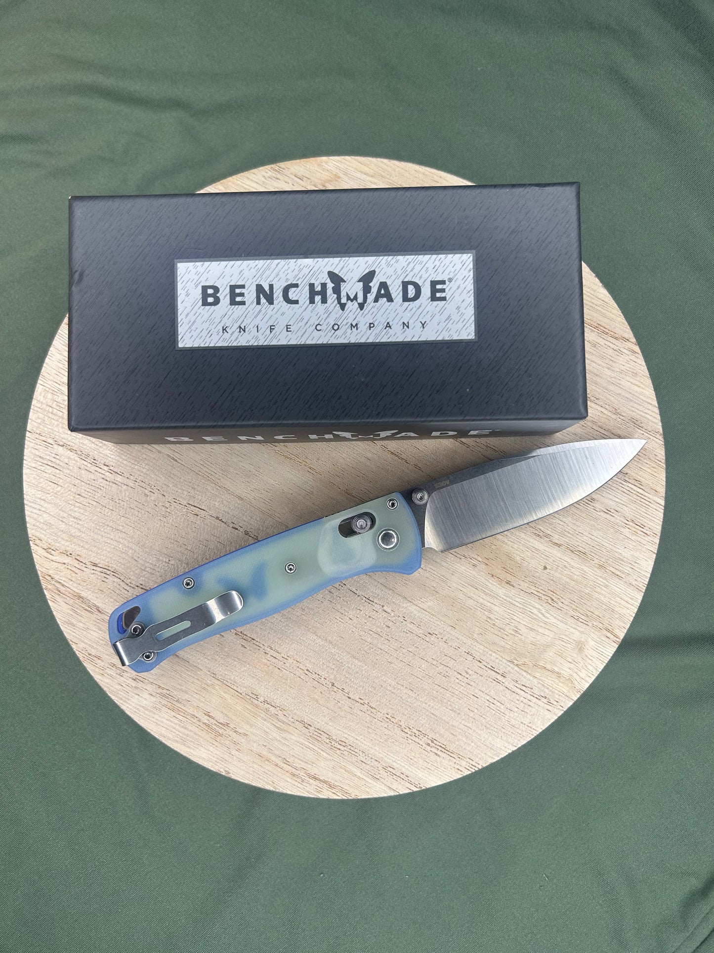 Blue Green BenchMade