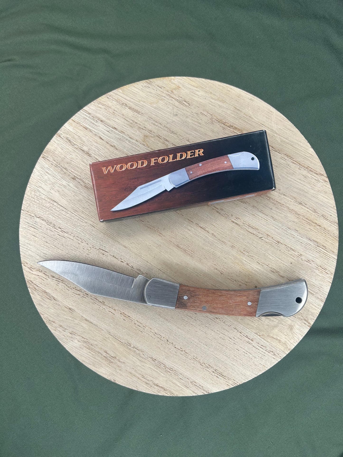 Wood Folder Knife
