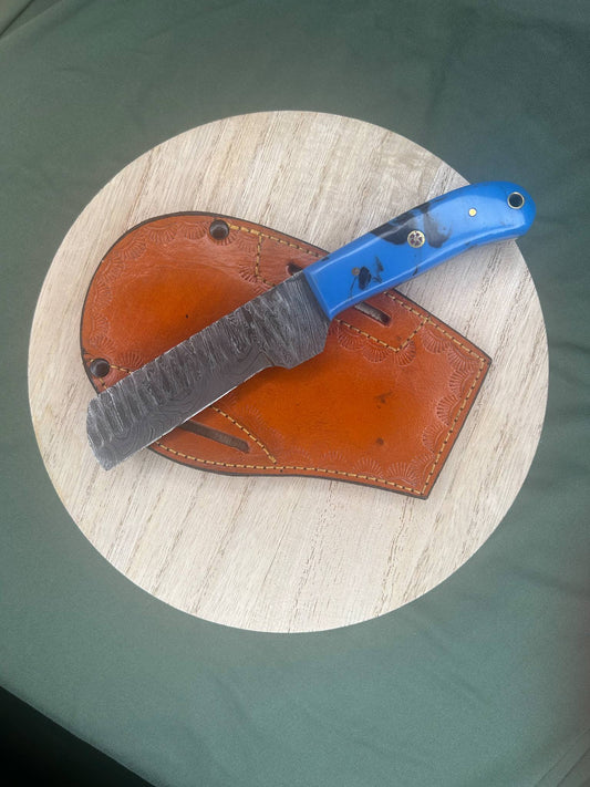 No.8 Blue Fixed Blade