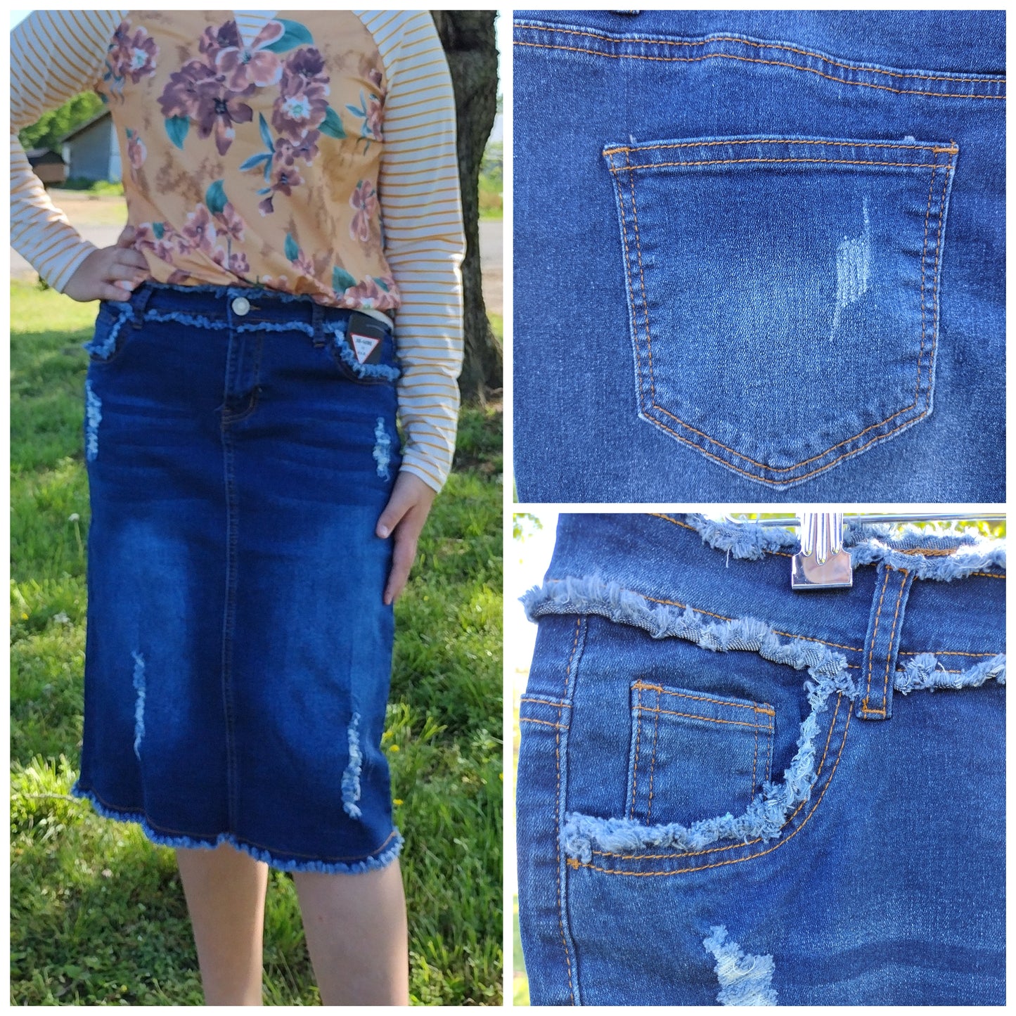 Be-Girl Denim Skirt
