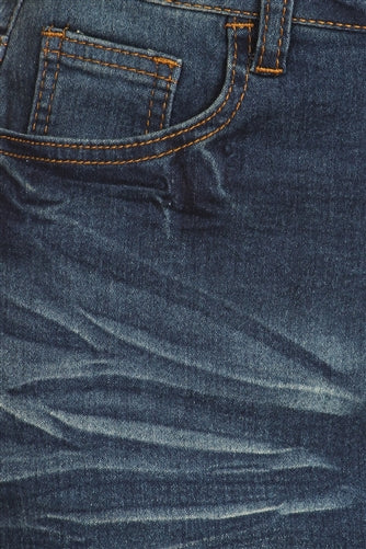 Vintage Wash Denim Skirt