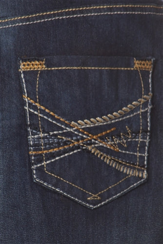 Dark Wash Denim Skirt