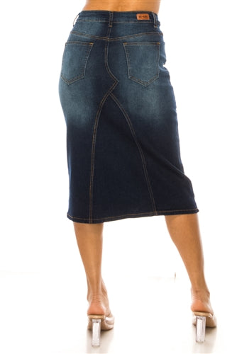 Dark Denim Skirt