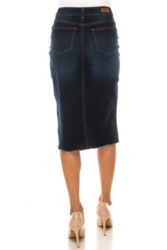 Dark Denim Skirt
