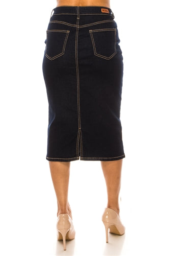 Dark Denim Skirt