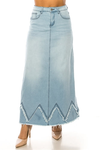 Maxi Denim Skirt