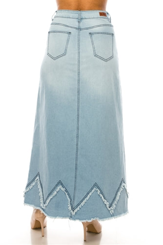 Maxi Denim Skirt